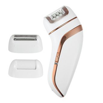 3 in 1 Electric Epilator Cordless Electric Hair Removers Kit Rechargeable White