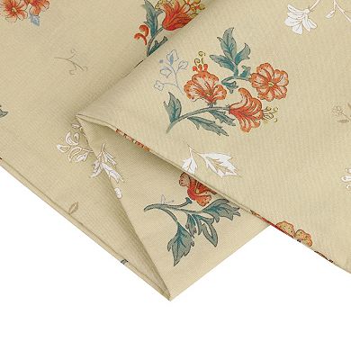Cotton Pillowcases Vintage Floral Envelope Closure Pillow Shams Set Of 2 Queen