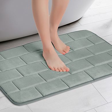 1Pcs Bath Mat, Absorbent Bathroom Rug Non-Slip for Bath Rug Carpet for Bathroom Floor, 20" x 32"