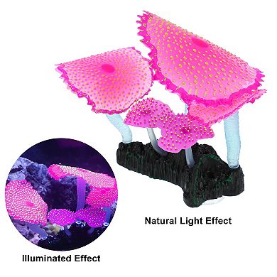 Glowing Aquarium Simulation Coral Fluorescence Aquatic Artificial Coral