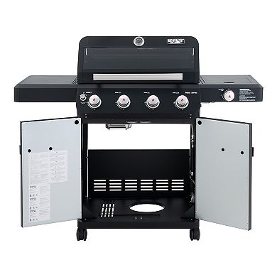 Monument Grills Mesa Series M425- 4 Burner Stainless Steel Powder-Coated Propane Gas Grill