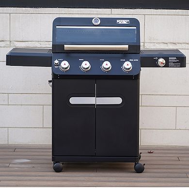 Monument Grills Mesa Series M425- 4 Burner Stainless Steel Powder-Coated Propane Gas Grill
