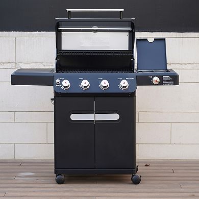 Monument Grills Mesa Series M425- 4 Burner Stainless Steel Powder-Coated Propane Gas Grill