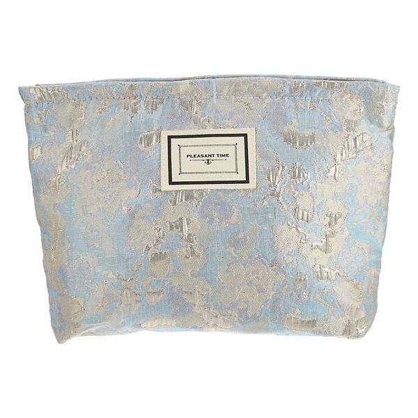 Floral Makeup Bag Zipper Flower Cosmetic Pouch Aesthetic Women Cosmetic