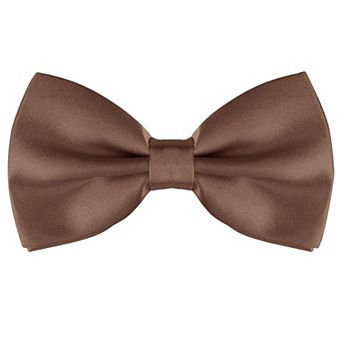 Pre-tied Solid Adjustable Bowtie Classic Tuxedo Wedding Bow Ties for Men