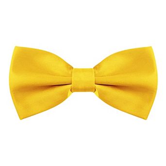 Pre-tied Solid Adjustable Bowtie Classic Tuxedo Wedding Bow Ties for Men