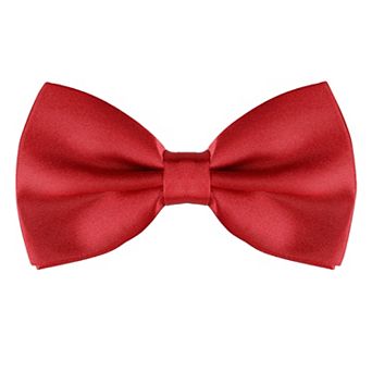 Pre-tied Solid Adjustable Bowtie Classic Tuxedo Wedding Bow Ties for Men