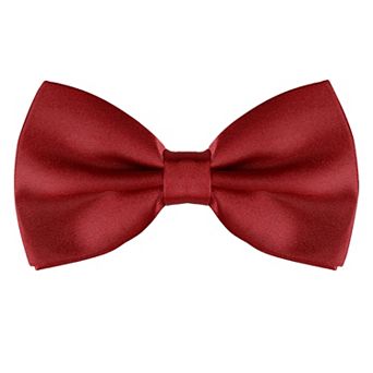 Pre-tied Solid Adjustable Bowtie Classic Tuxedo Wedding Bow Ties for Men