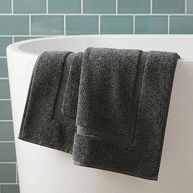 1Pcs Towel Cotton Banded Bath Mat Reversible Soft Plush Absorbent Bath Rug Bathtub Mat 16" x 24"