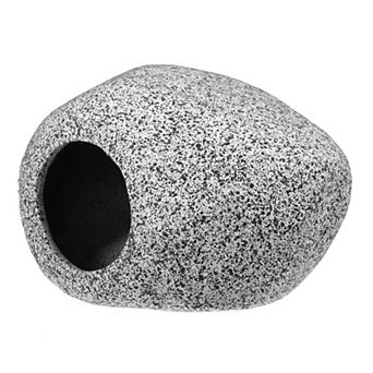 Fish Tank For Aquatic Pets To Breed Play Rest Aquarium Hideaway Rock Cave Ceramic