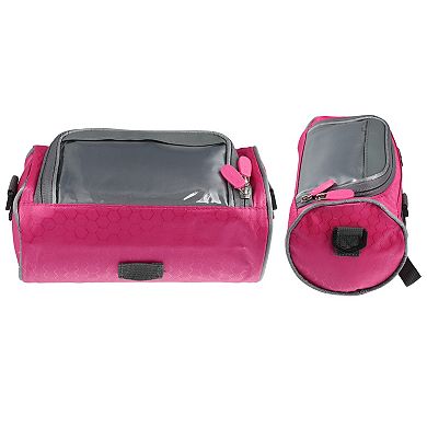 Bike Handlebar Bag With Touch Screen Phone Holder Front Storage Bag For Road Mountain Bike
