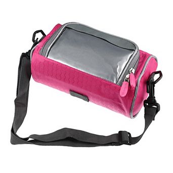 Bike Handlebar Bag With Touch Screen Phone Holder Front Storage Bag For Road Mountain Bike