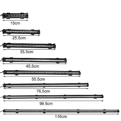 Aquarium Led Light Full Spectrum Fish Tank Light 21 Light Beads Colorful 5w 21.9"
