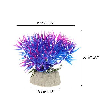 20 Pcs Aquarium Plants Decor Artificial Aquatic Plant