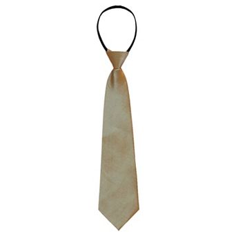 Men's Pre-tied Solid Color Formal Casual Groom Zip Up Ties Adjustable Zipper Neck Tie