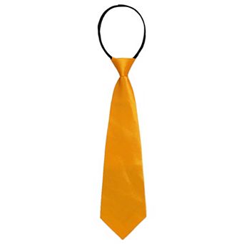 Men's Pre-tied Solid Color Formal Casual Groom Zip Up Ties Adjustable Zipper Neck Tie