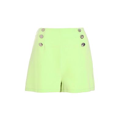Quiz Women's Button Detail Tailored Shorts