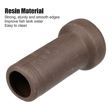 Fish Tank For Aquatic Pets To Breed Play Rest Aquarium Hideaway Rock Cave Resin