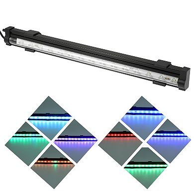 Aquarium Led Light Full Spectrum Fish Tank Light 15 Light Beads Colorful 3w 14"