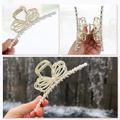 Hair Clip Classic Faux Pearl Hair Clip Cute Hair Accessories  display picture 1