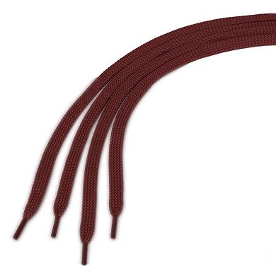 2 Pairs Double Layer Hollow Shoestrings Thick Flat Shoelaces For Unisex 120cm/47.24"