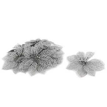 Festival Christmas Tree Artificial Hanging Ornaments Flower 10 pc