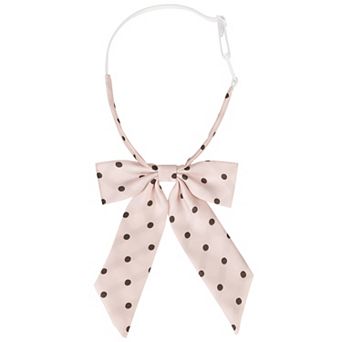 Women's Bow Ties Polka Dots Adjustable Neckwear Pre-tied Ribbon Bowties