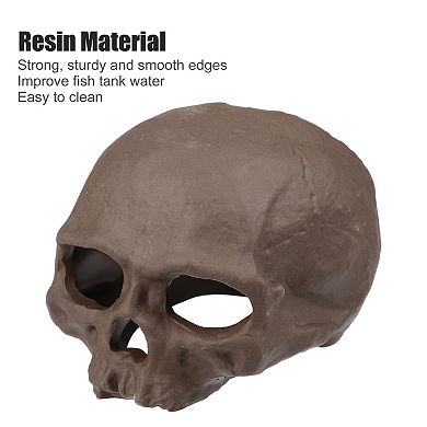 Fish Tank For Aquatic Pets To Breed Play Rest Aquarium Hideaway Rock Cave Resin