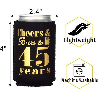 45th Birthday Can Coolers Bundle