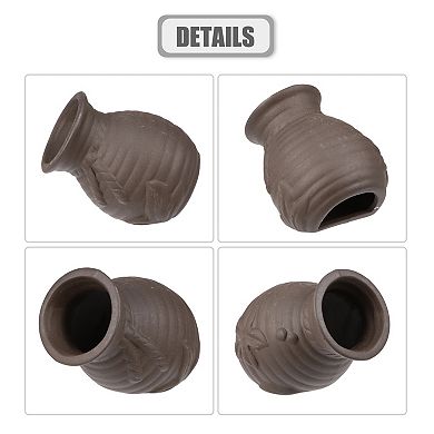 Fish Tank For Aquatic Pets To Breed Play Rest Aquarium Hideaway Rock Cave Resin