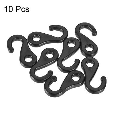 6.5mm Hole Camping Tent Plastic Snaps Hooks Buckles 10pcs