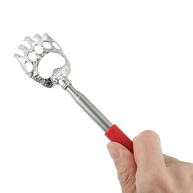 4 Pcs Extendable Bear Claw Stainless Steel Back Scratcher Red Green Purple Black
