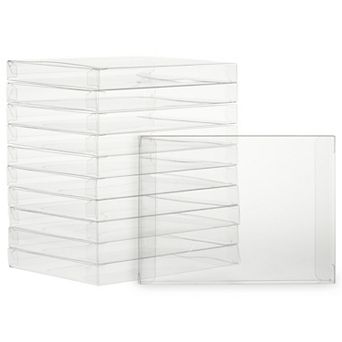 Juvale 50-pack Clear Greeting Card And Photo Storage Box Cases, 4.5x6"