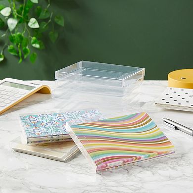 Juvale 50-pack Clear Greeting Card And Photo Storage Box Cases, 4.5x6"
