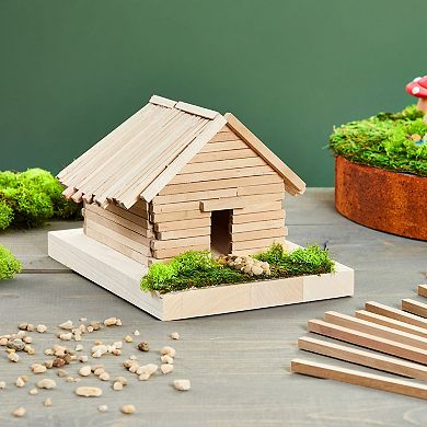 25 Pack Square Dowel Rods, Unfinished Wood Sticks For Crafting, 1/4 X 12 Inch