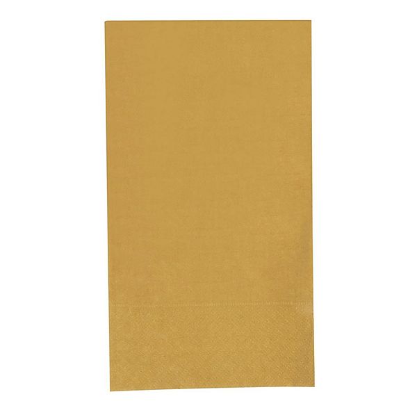 120-pack Gold Paper Dinner Napkins For Wedding, Graduation Party Supplies