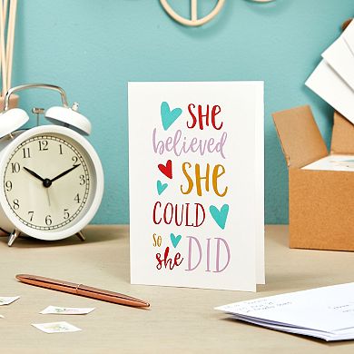 48 Count Inspirational Quote Cards And Envelopes, Kindness Gifts, 6 Designs, 4x6