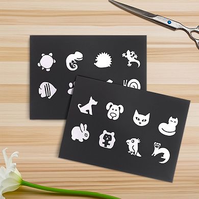 24 Pack Magnetic Sheets For Diecuts, 5x7 In, Non-adhesive, Easy-to-cut