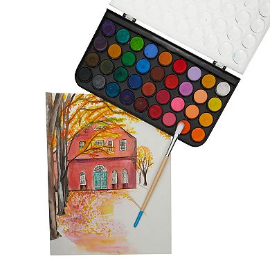 100 Sheets Cold Press Watercolor Paper For Artists, Beginners, 8.5 X 11 In