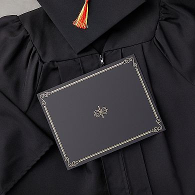 24 Pack Black Certificate Holders For Graduation Diploma, Awards (11.2 X 8.8 In)