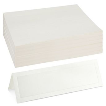 60-pack Large Tent Cards Seat Assignment For Wedding Party Reservation, 3.5 X 11