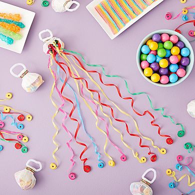 10 Colorful Throw Streamers, Party Poppers For Birthdays, Weddings, Graduation