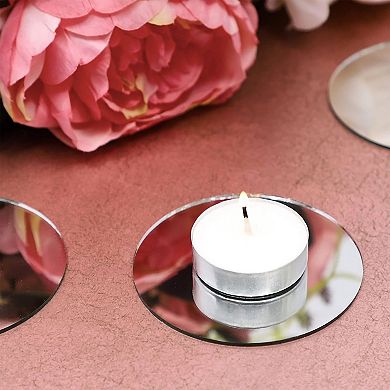 50-pack Small Round Mirrors For Crafts, 3-inch Glass Tile Circles For Wall Decor