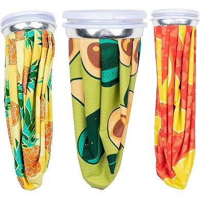 3pcs Ice Bags Packs Knee Neck Reusable Cold Pain Relief Sport Injuries Headache