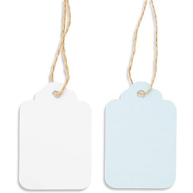 240-pack Paper Gift Tags With Jute String For Baby Showers And Birthday Parties