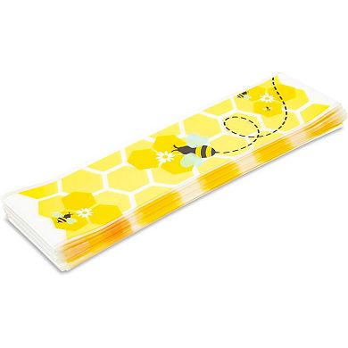 100-sheet Bumble Bee Water Bottle Labels, Waterproof Tear Resistant, 8.5" X 2"