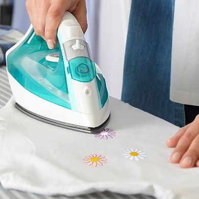 Fabric Iron On Patches, Daisy Flowers In 3 Colors (1.8 X 1.8 In, 12 Pack)