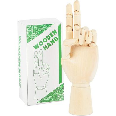 Posable Hand Model For Art, Left And Right Mannequin (7 Inches, 2 Pack)