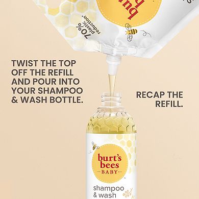 Burt's Bees Baby Shampoo and Wash Refill