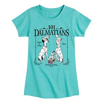 Disney's 101 Dalmations Girls 7-16 Poster Graphic Tee